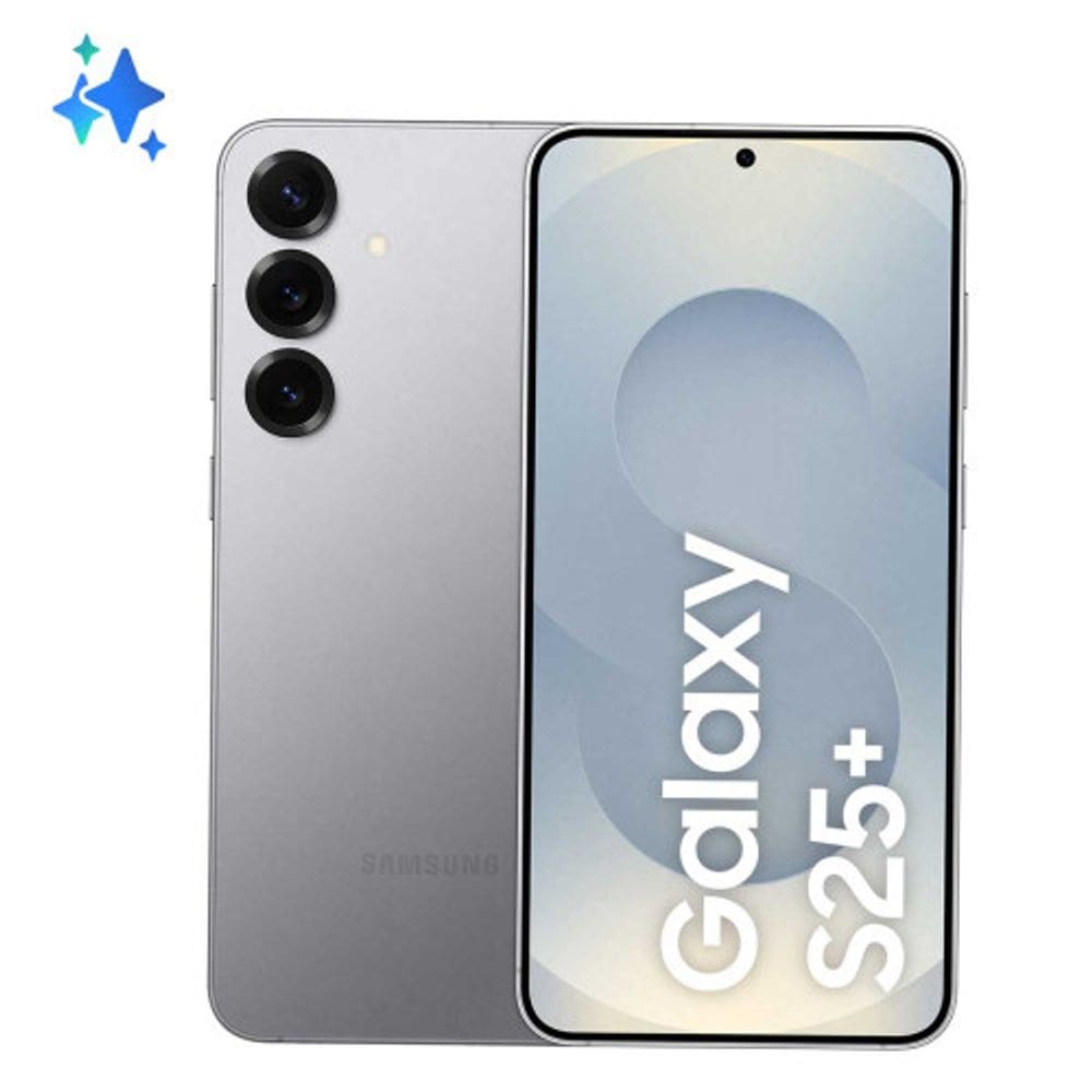 Smartphone Samsung Galaxy S25 Plus 256GB 12GB RAM 5G Prata Tela 6,7 Polegadas Bateria 4900 mAh