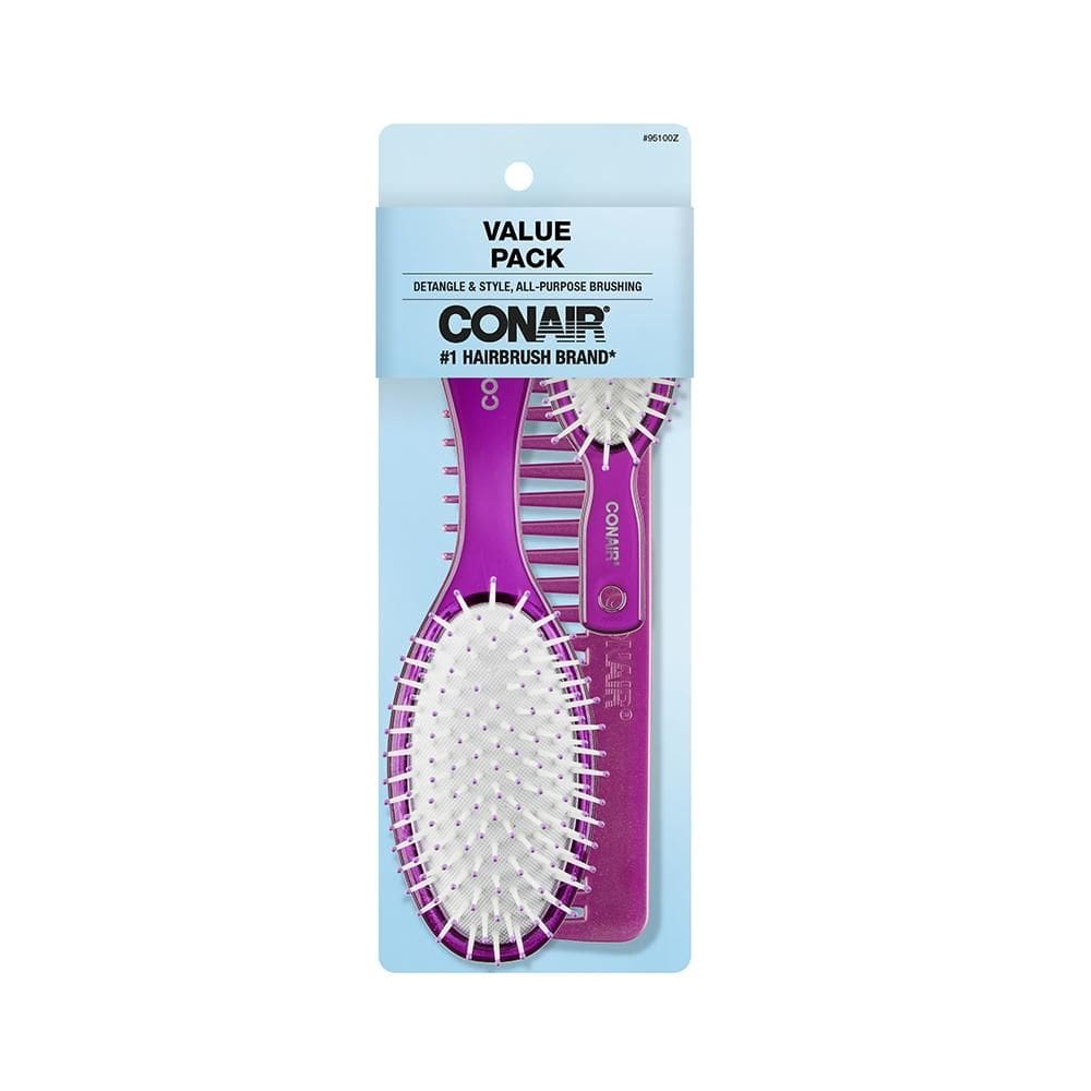 Kit Conair Escovas e Pente (3 produtos)
