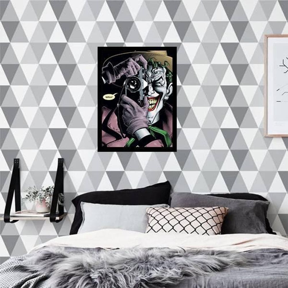 Quadro Decorativo Coringa Com Câmera