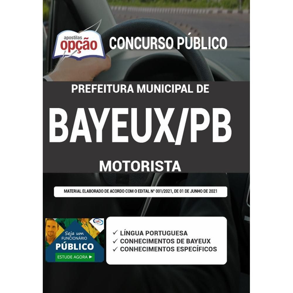 Apostila Prefeitura Bayeux Pb - Motorista