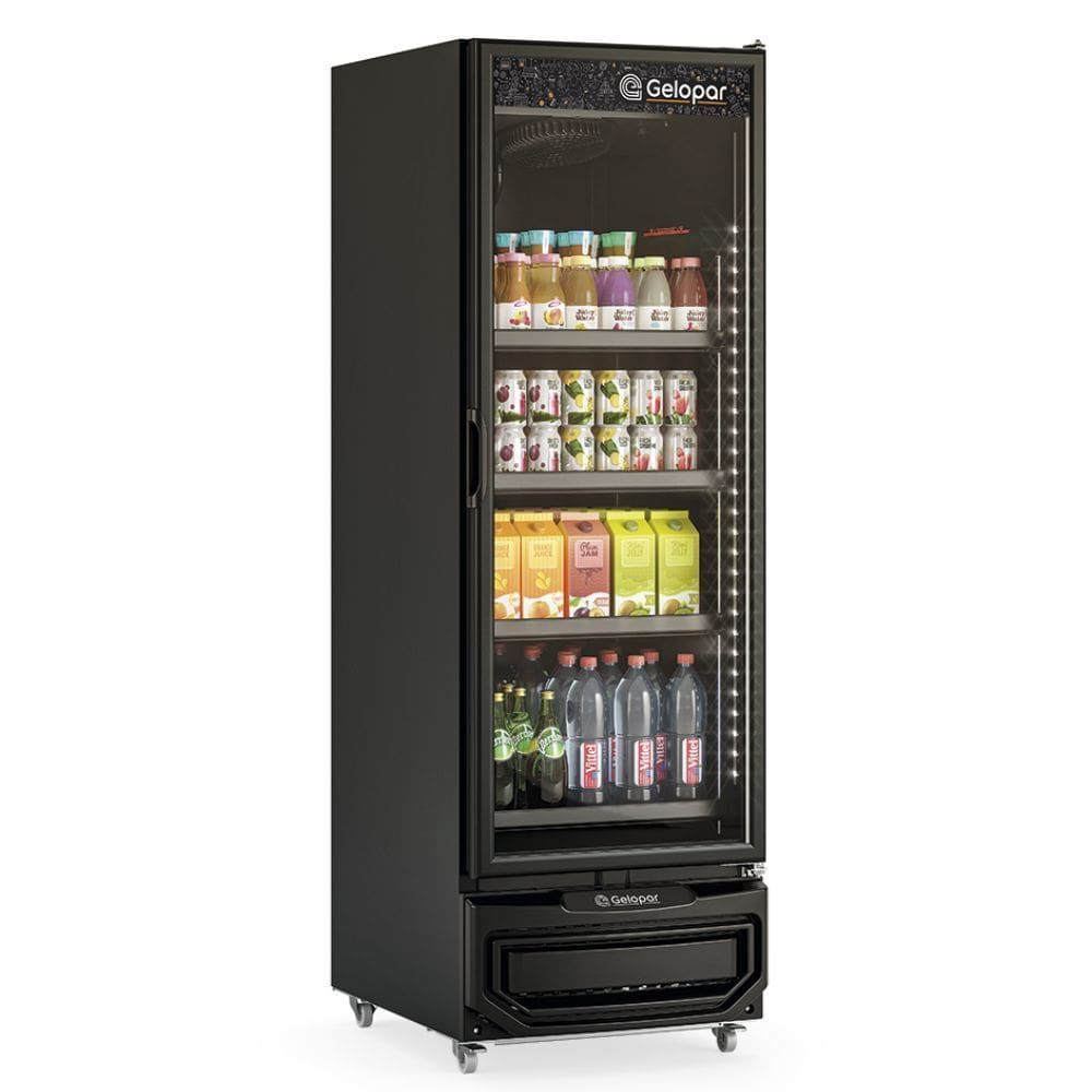 Expositor de Bebidas 572L GRV57LC Preto Gelopar 220V
