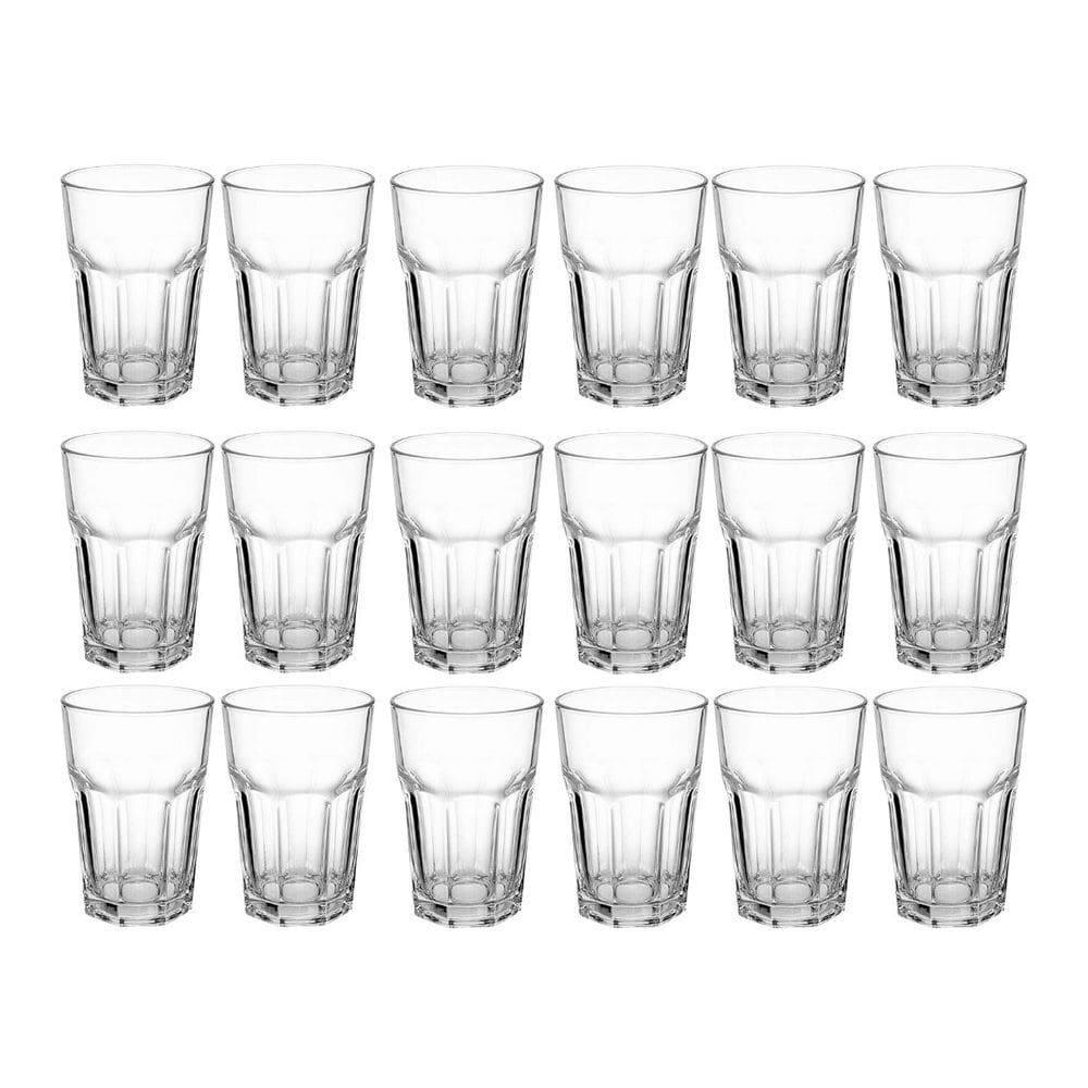 Copos de Vidro 350 ML Vitamina, Suco e Smoothies - 18Un