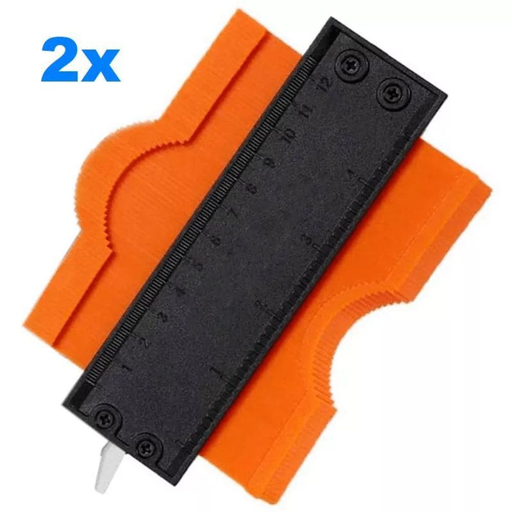 Gabarito Copiador Contornos Guia Perfis Kit Ferramentas Pe