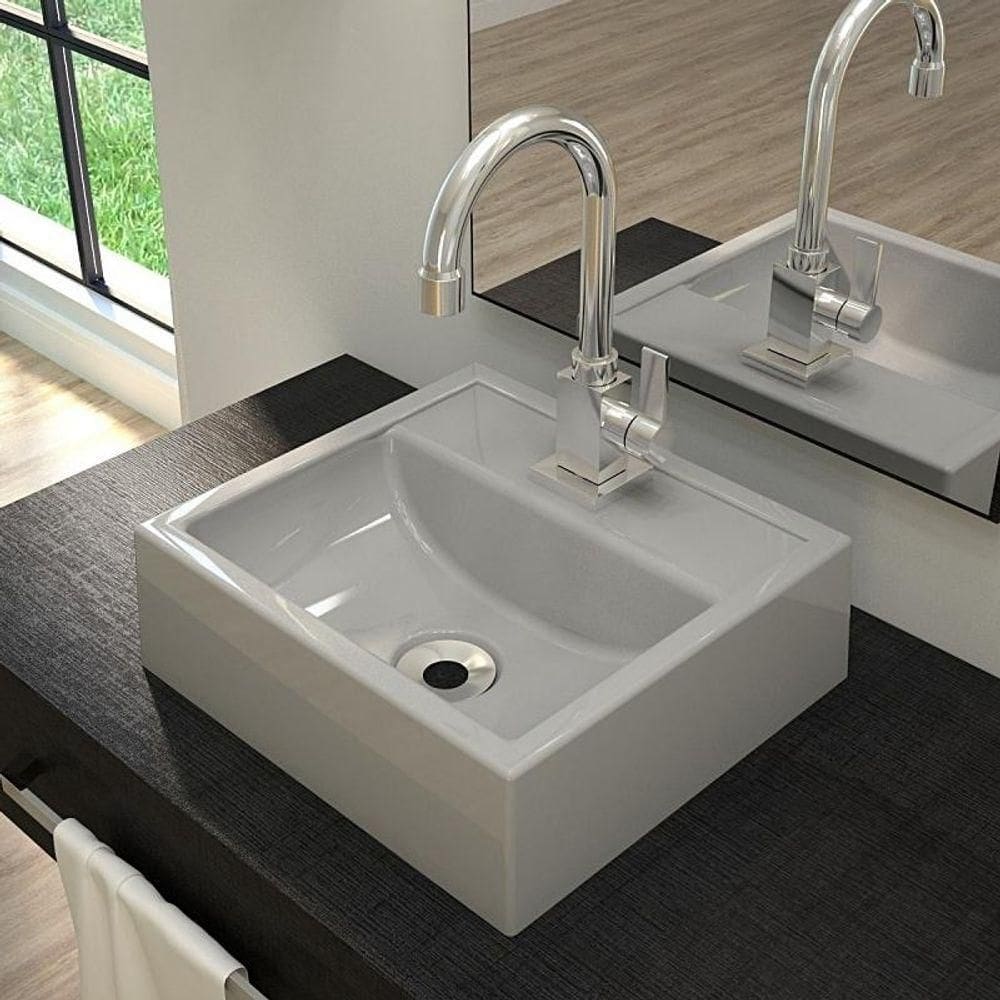 Cuba Quadrada Q32w Colorida Cinza