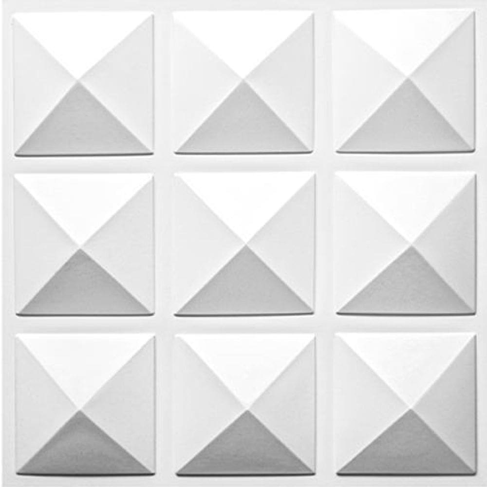 8 Placas Decorativas 3D Revestimentos Paredes 0,5Mm Prisma