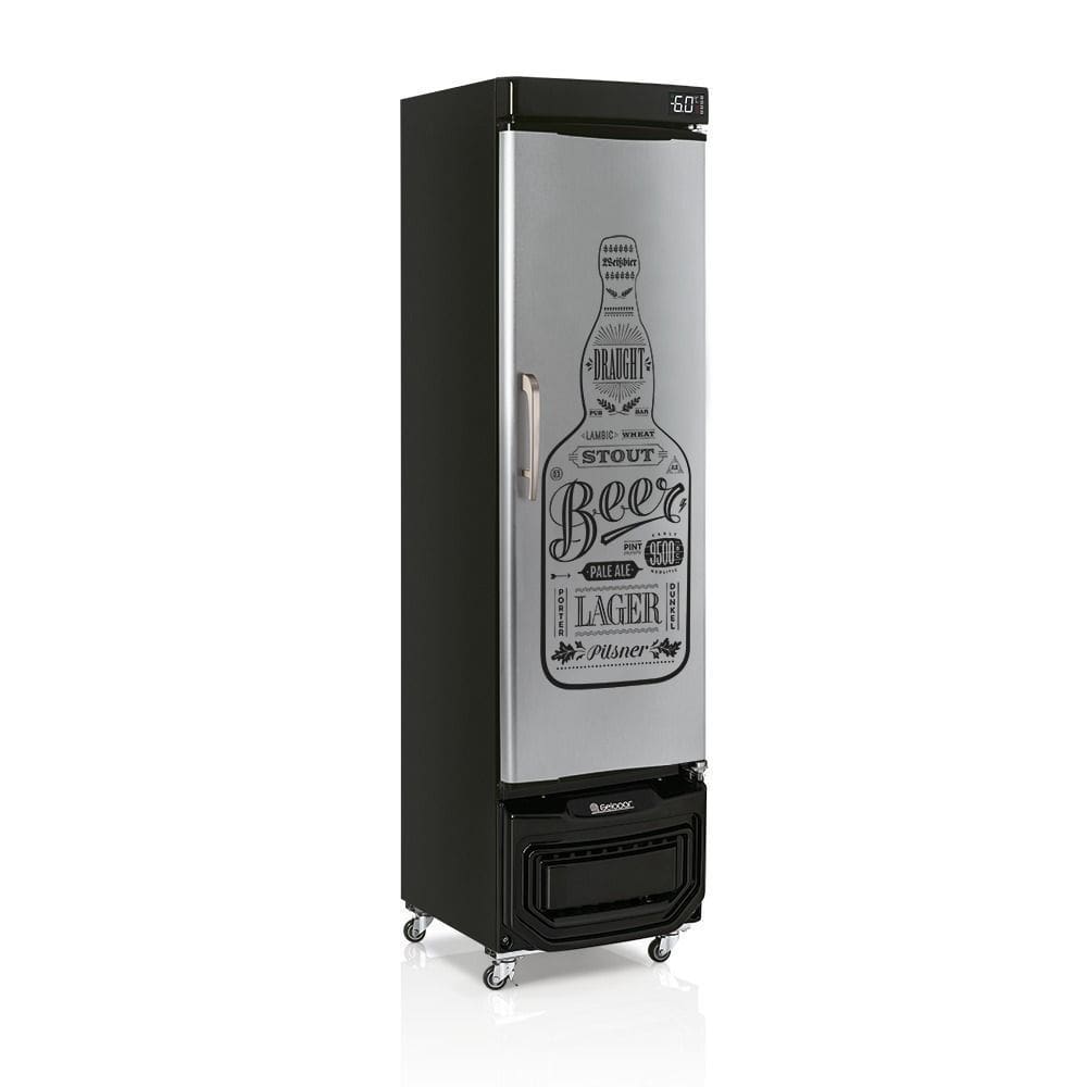Cervejeira com Porta Cega Adesivada 230L GRB23EGW Gelopar 110V
