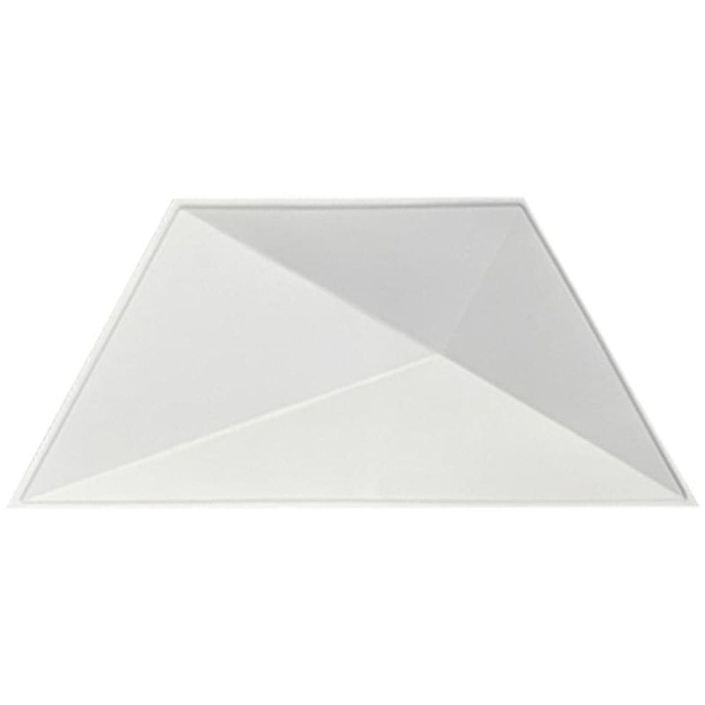 Kit 2M Placas De Pvc 3D Revestimento De Parede Trapézio
