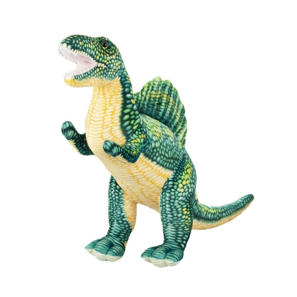 Dinossauro Verde Espinossauro Realista 43Cm - Pelúcia