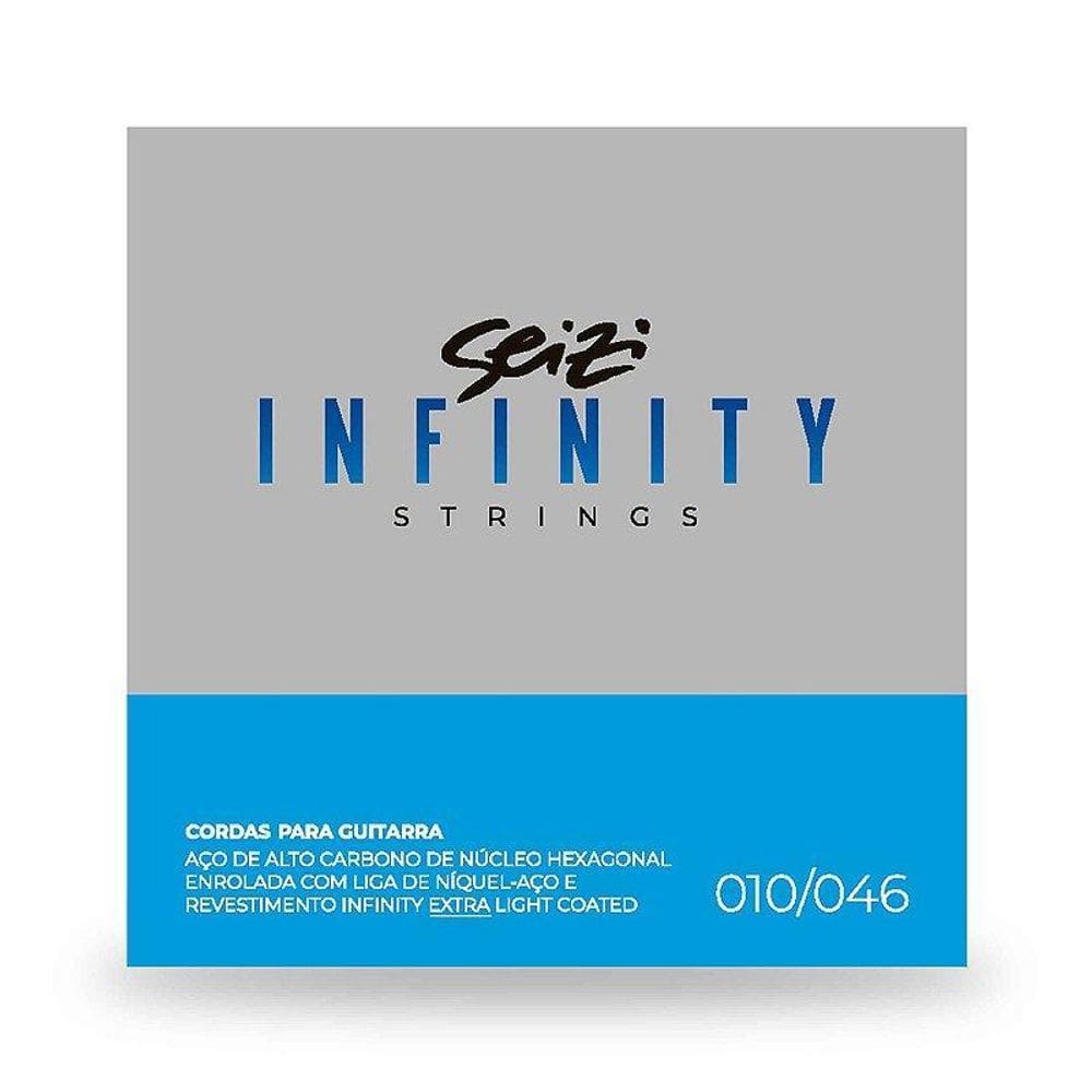 Encordoamento Seizi Guitarra Infinity E.Light Coated 010 046