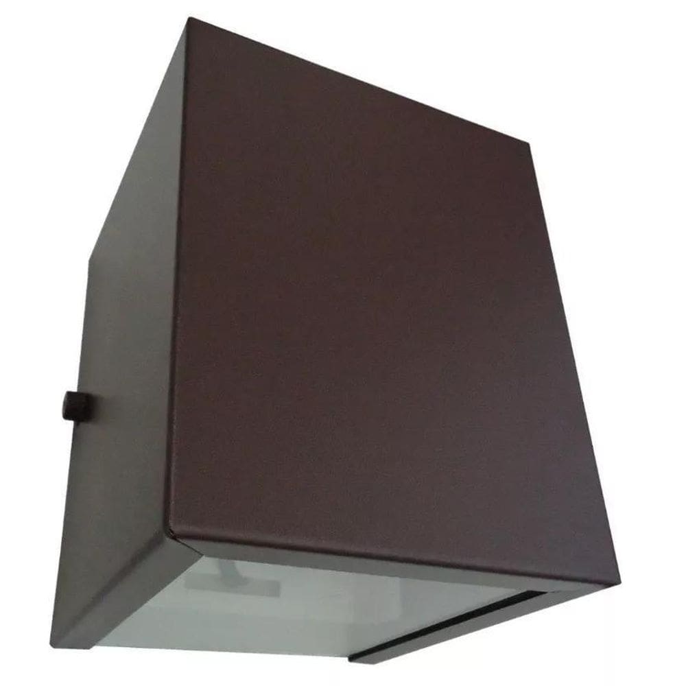 Arandela De Parede Muro 2 Fachos Externa Interna 103 Marrom