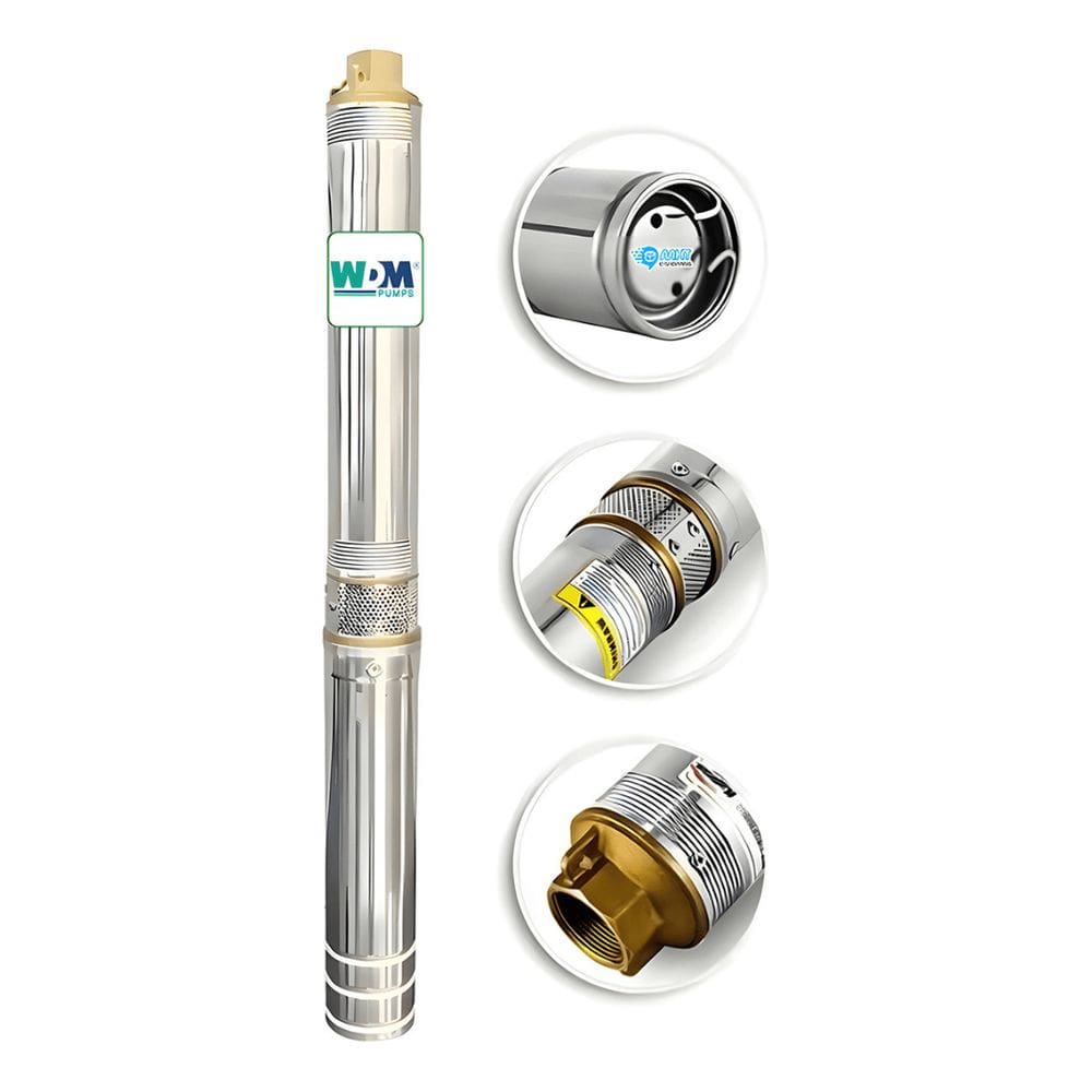 Motobomba Submersa Caneta 2,5 Pol 1/3cv Cano 75mm Wdm 2fio