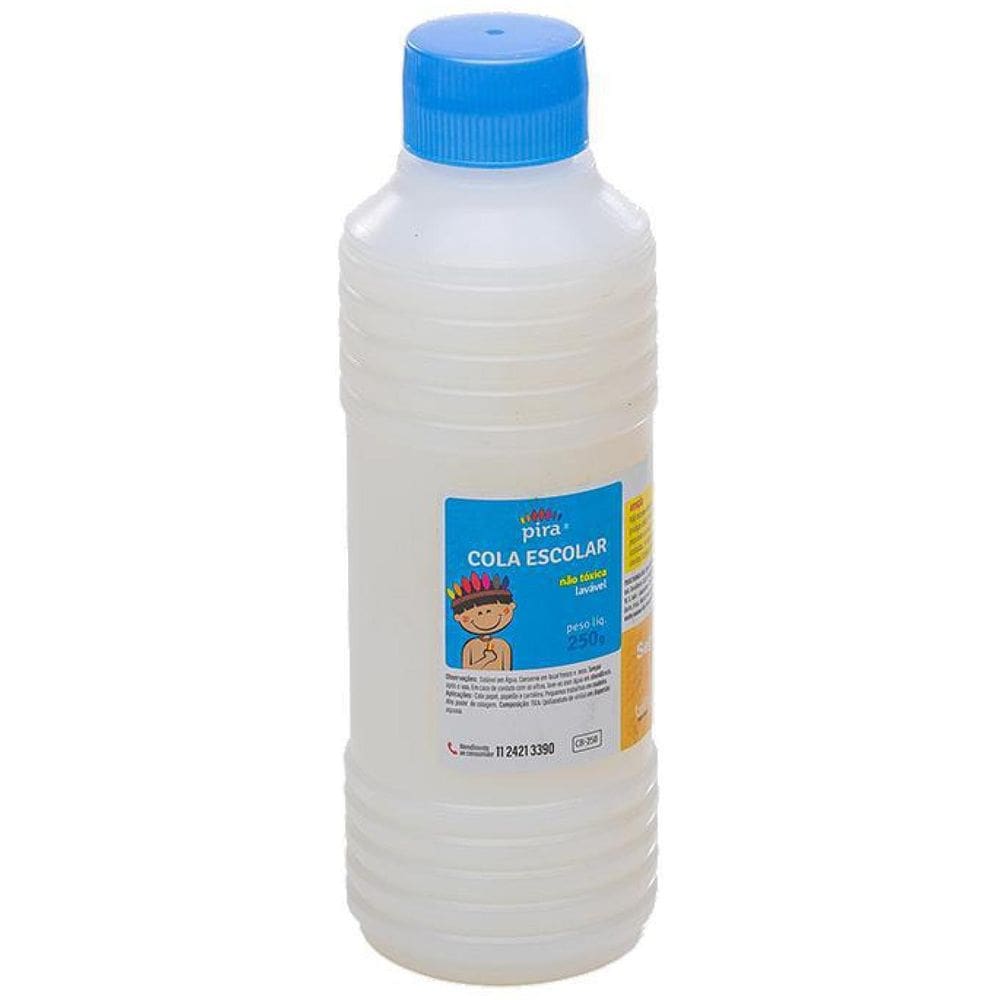 Cola Branca Escolar Líquida 250Gr Piratininga