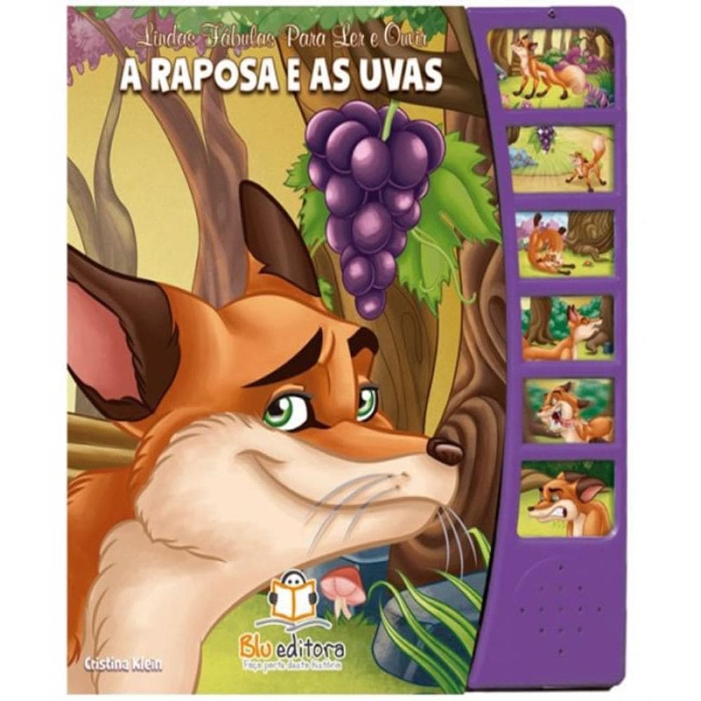 Livro Raposa E As Uvas, A - Livro Sonoro