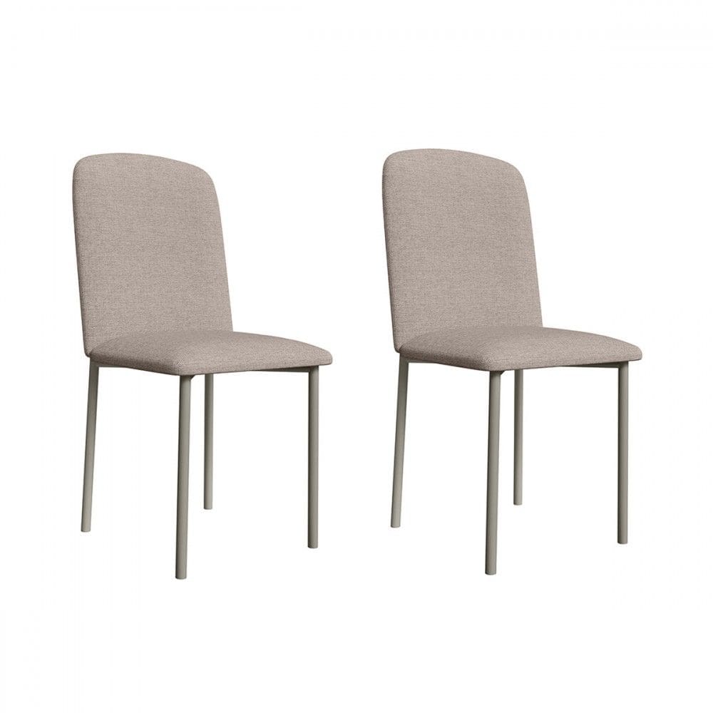 Cadeiras Kit 2 Cadeiras Classic Champagne/Bege - Art Panta
