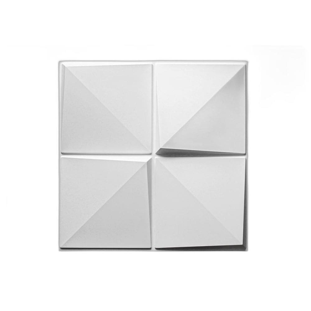 20 Placas Revestimento 3D Plástico 0,5Mm Luxo 50X50Cm Cubos