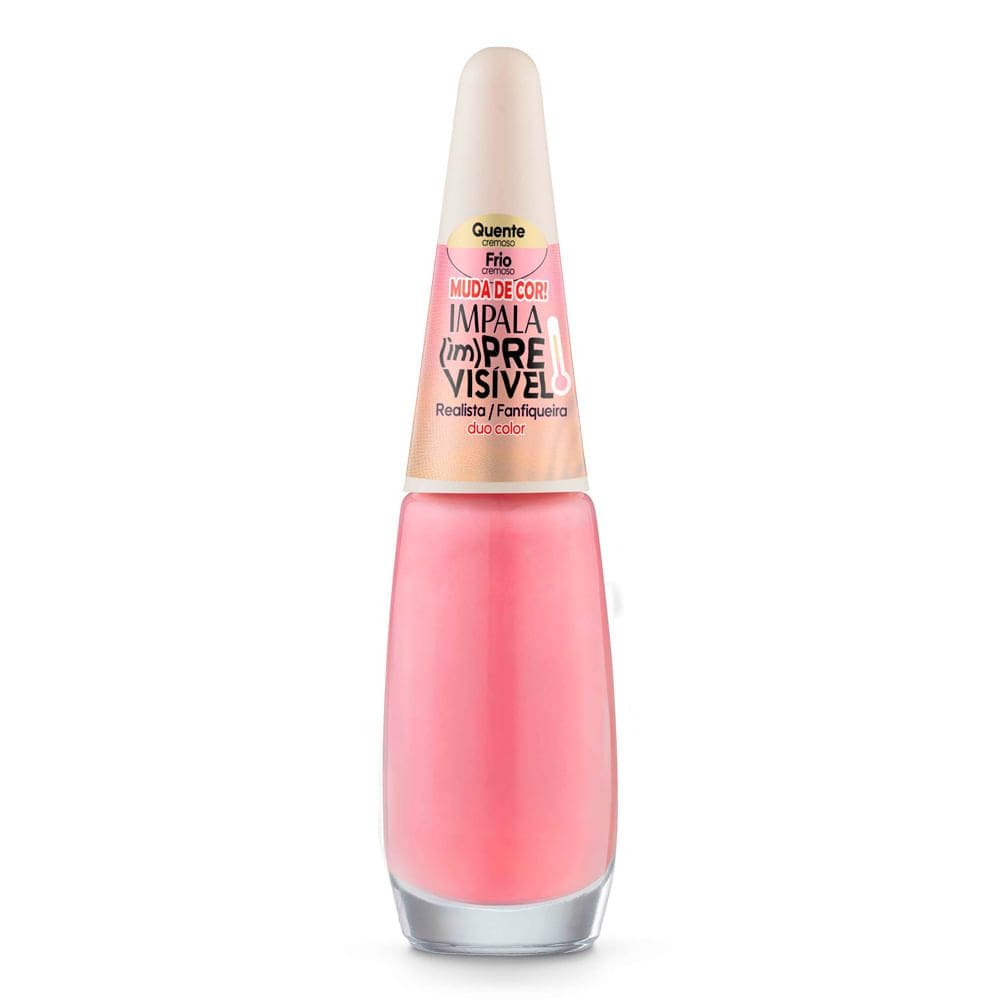 Esmalte Impala im Previsível Duo Color Cremoso Cor Realista Fanfiqueira 7,5ml