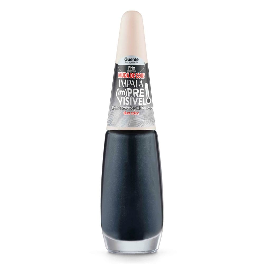 Esmalte Impala im Previsível Duo Color Cremoso Cor Desenrolada Misteriosa 7,5ml