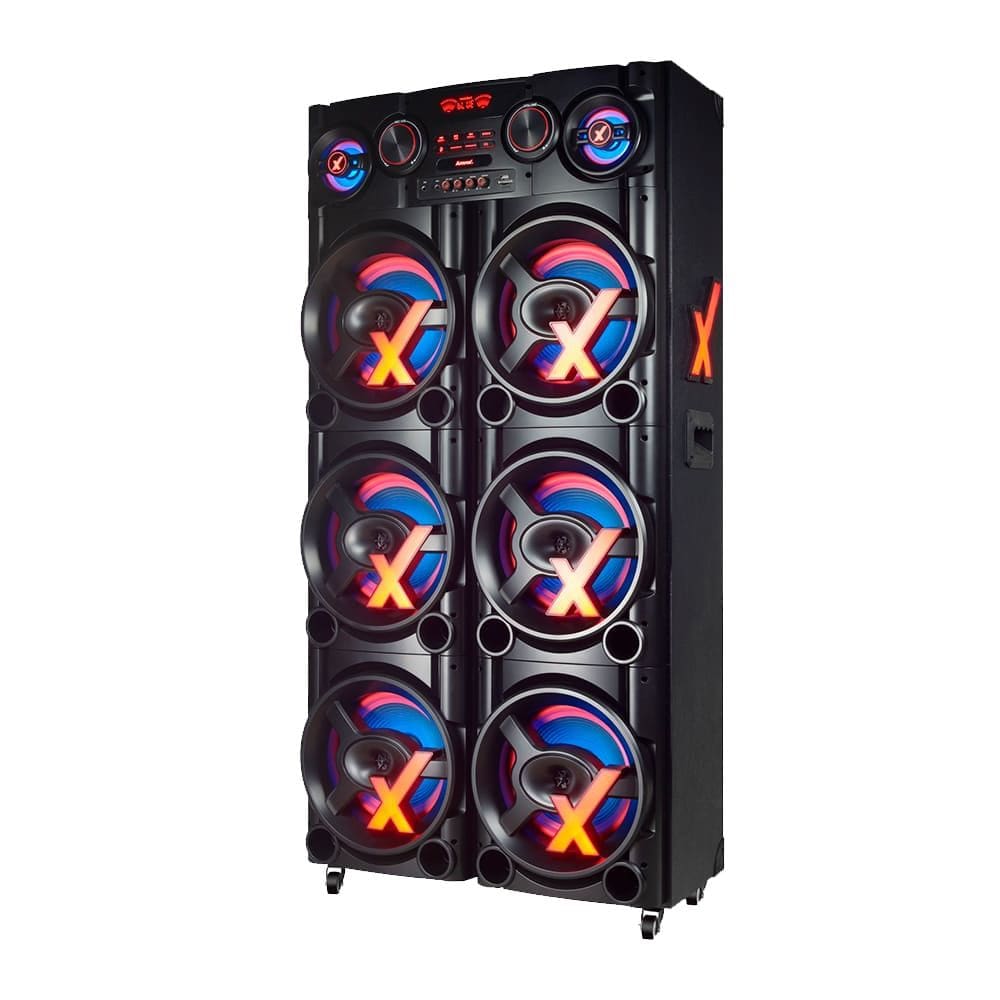 Caixa de Som Amvox ACA 5500 Paredão NewX Bluetooth TWS LED - 5500W