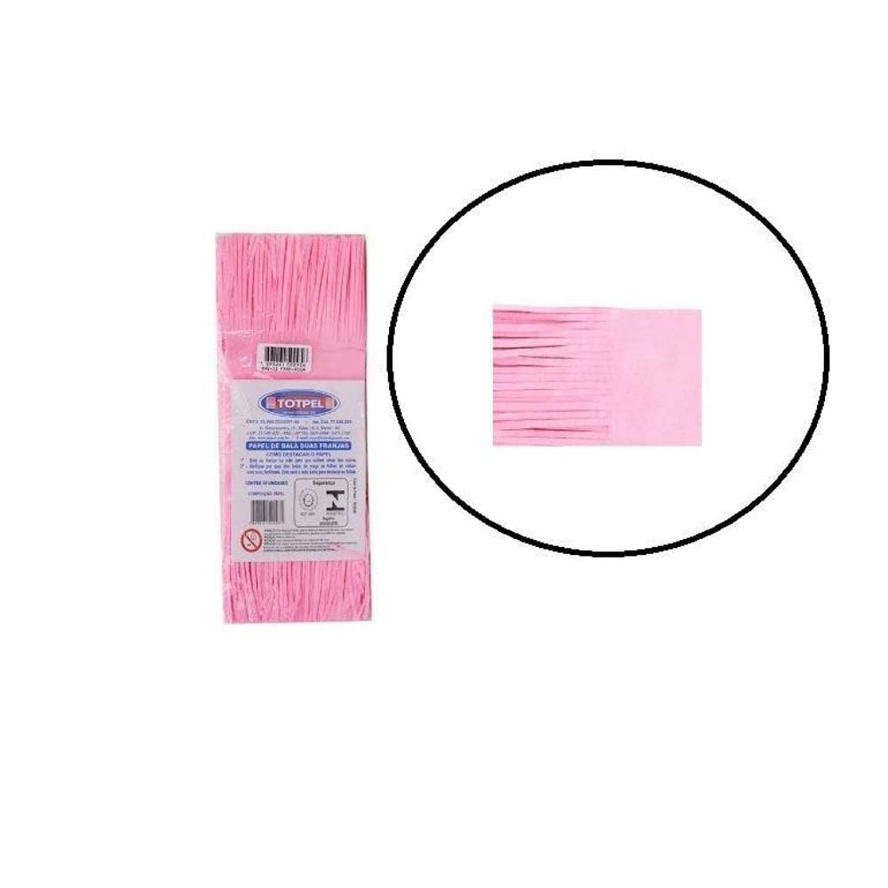 Kit Papel Seda Rosa Claro Embalar Bala De Coco 280 Unidades