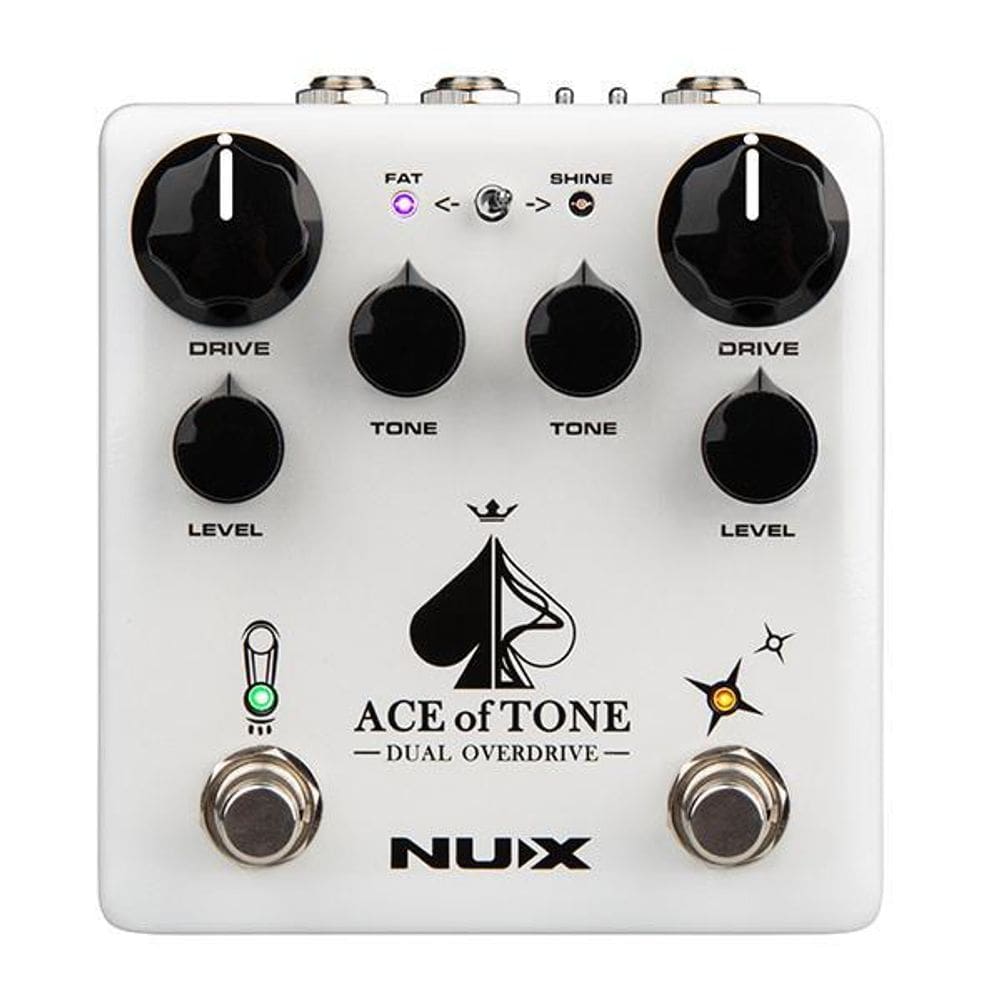 Pedal De Efeito Nux Ace Of Tone Dual Overdrive