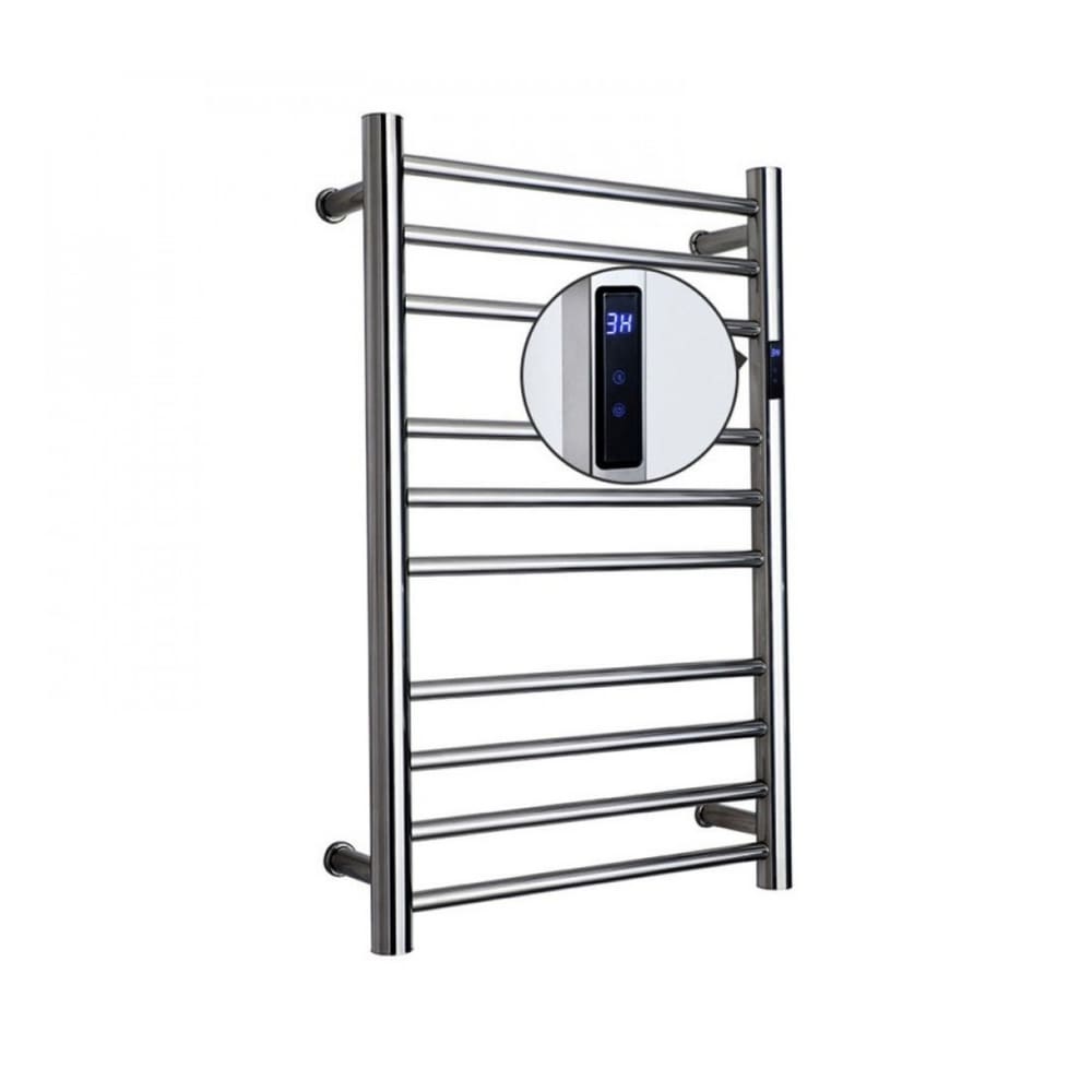Toalheiro Térmico Redondo Inox Polido Fio Superior Esquerdo