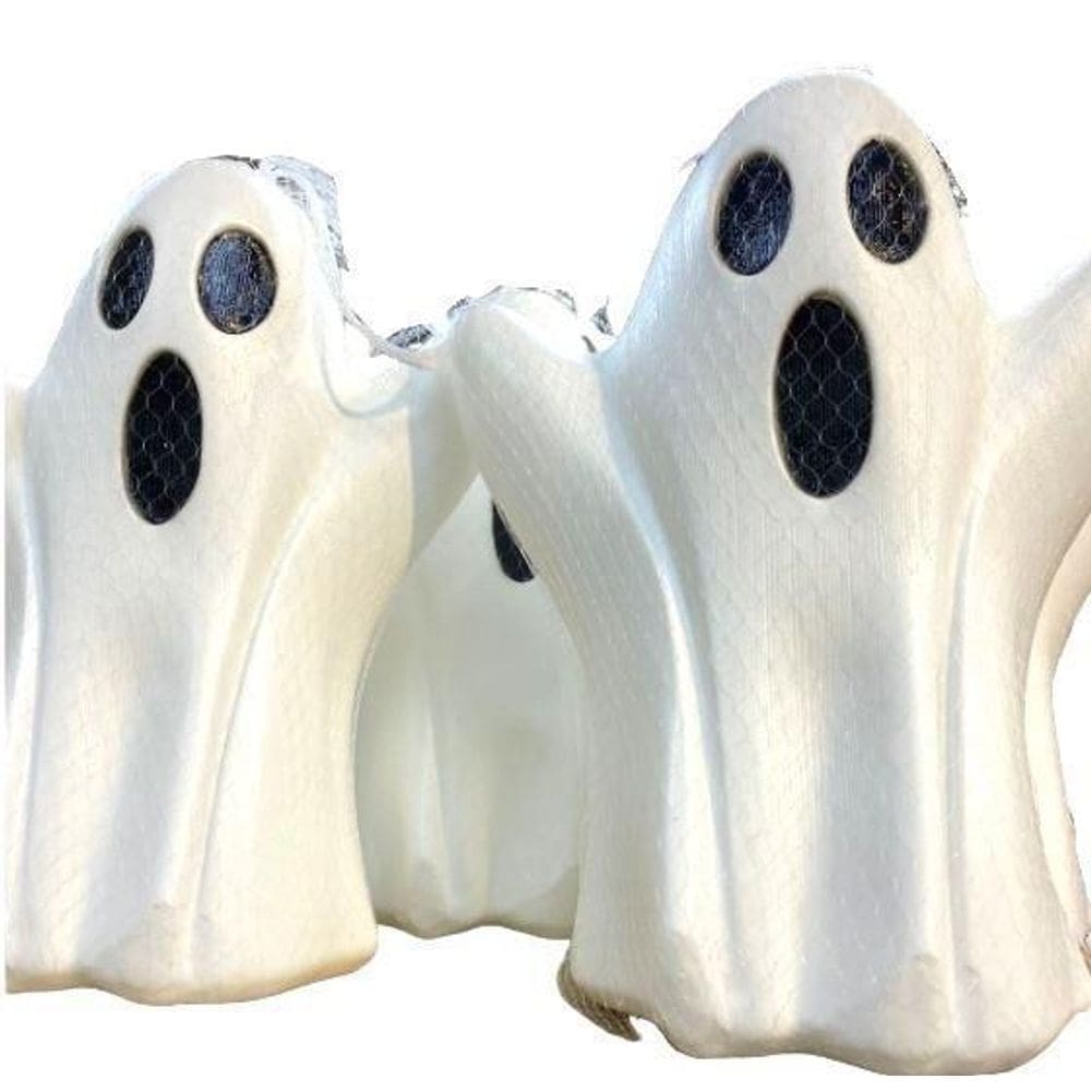 Fantasma Boo para Decoração Halloween de Plástico 32cm