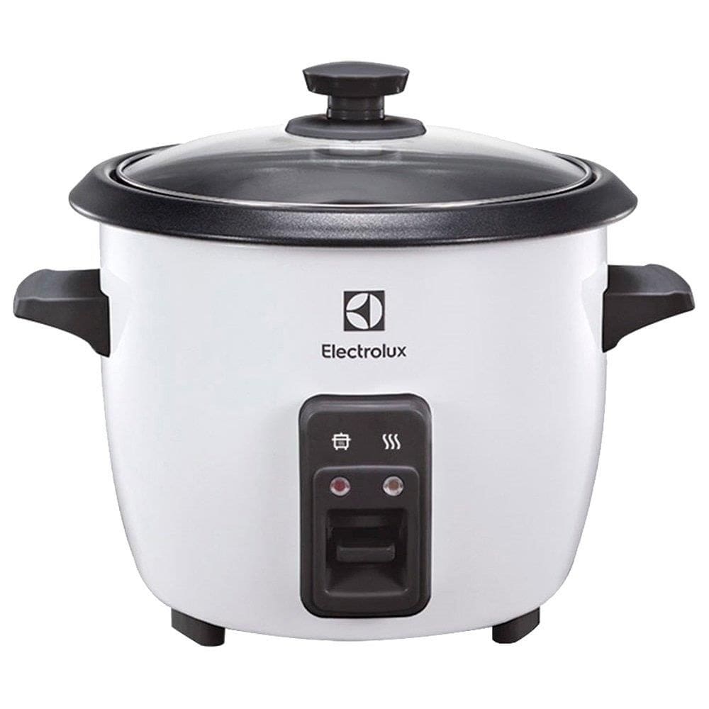 Panela Elétrica de Arroz Electrolux RCB50 - 7 Xícaras, 1,3 Litros, Desligamento Automático, Branca