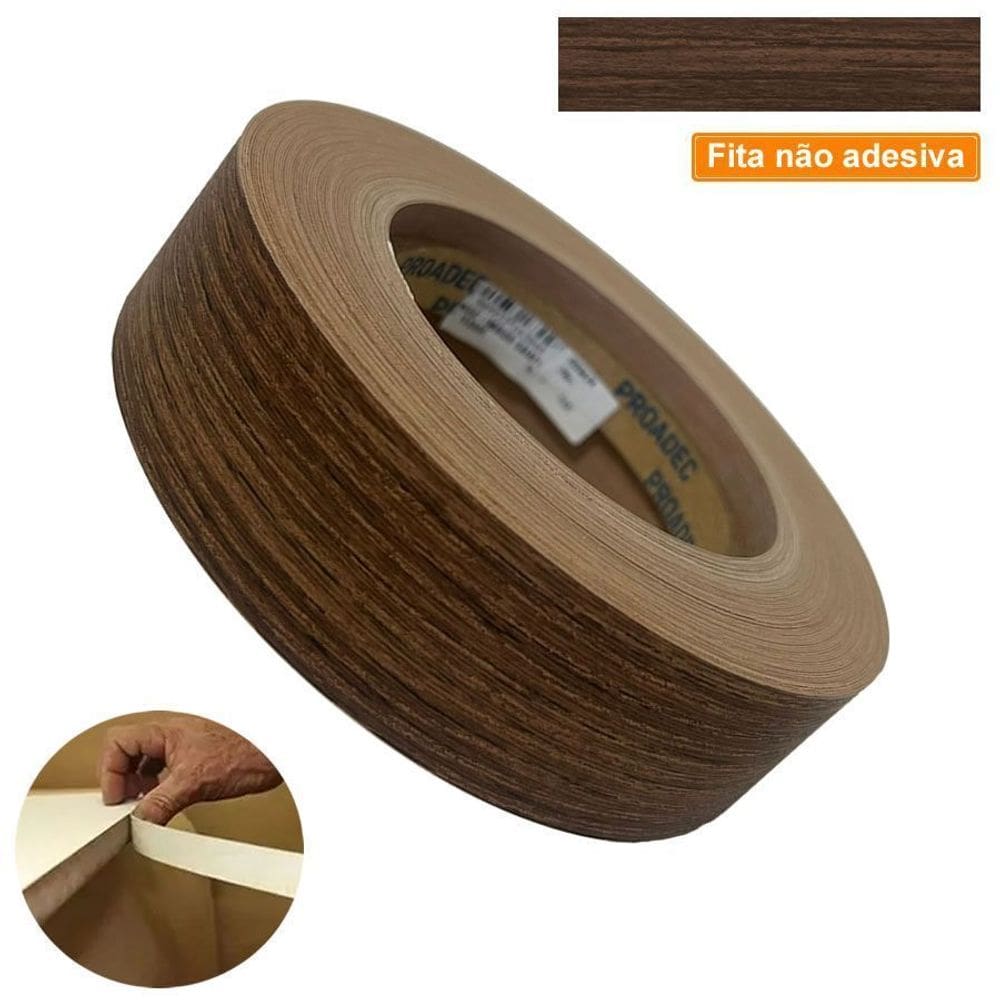 Fita De Borda PVC Imbuia Caiapo 35mm X 20m Proadec