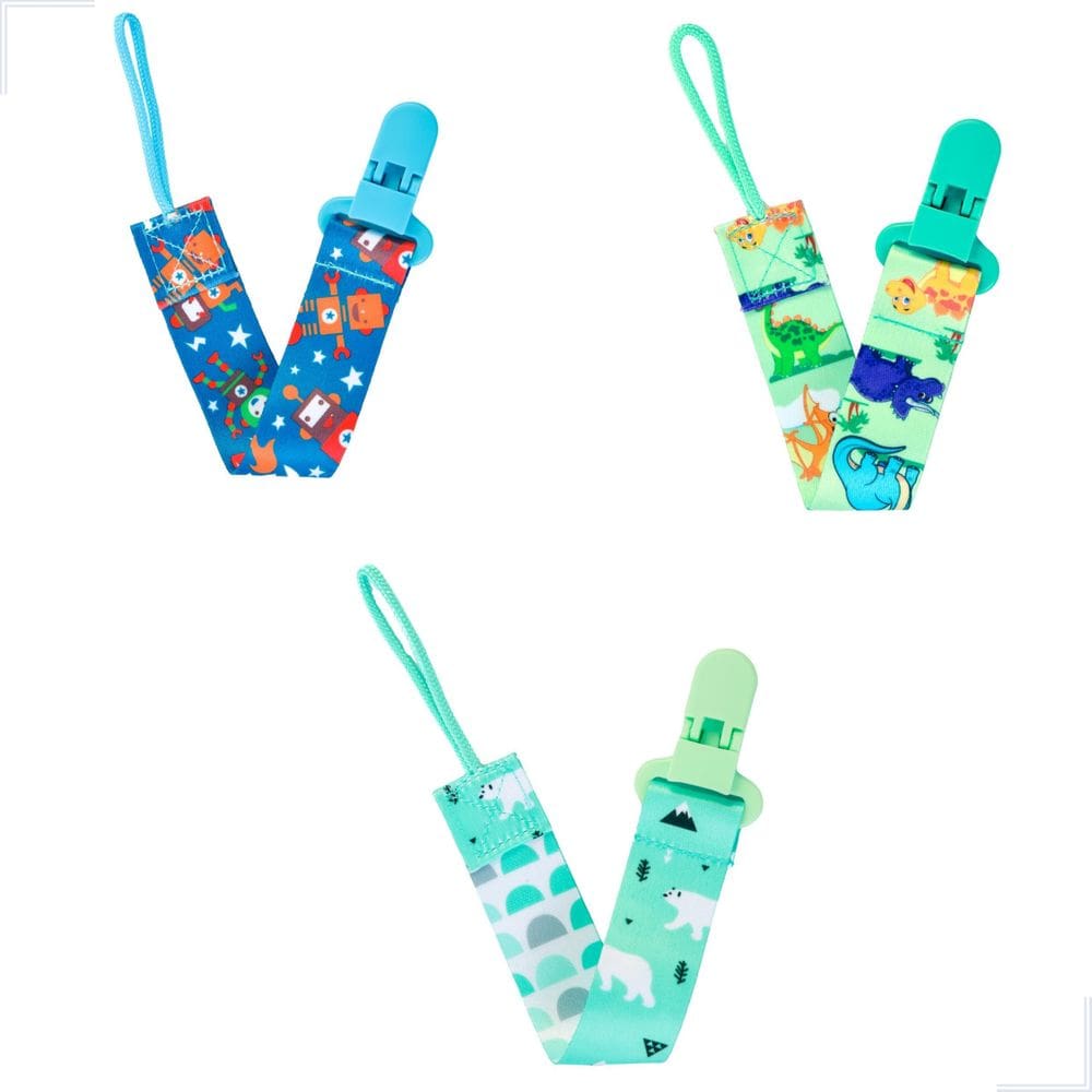 Kit 3 Prendedor De Chupeta Pietra Baby