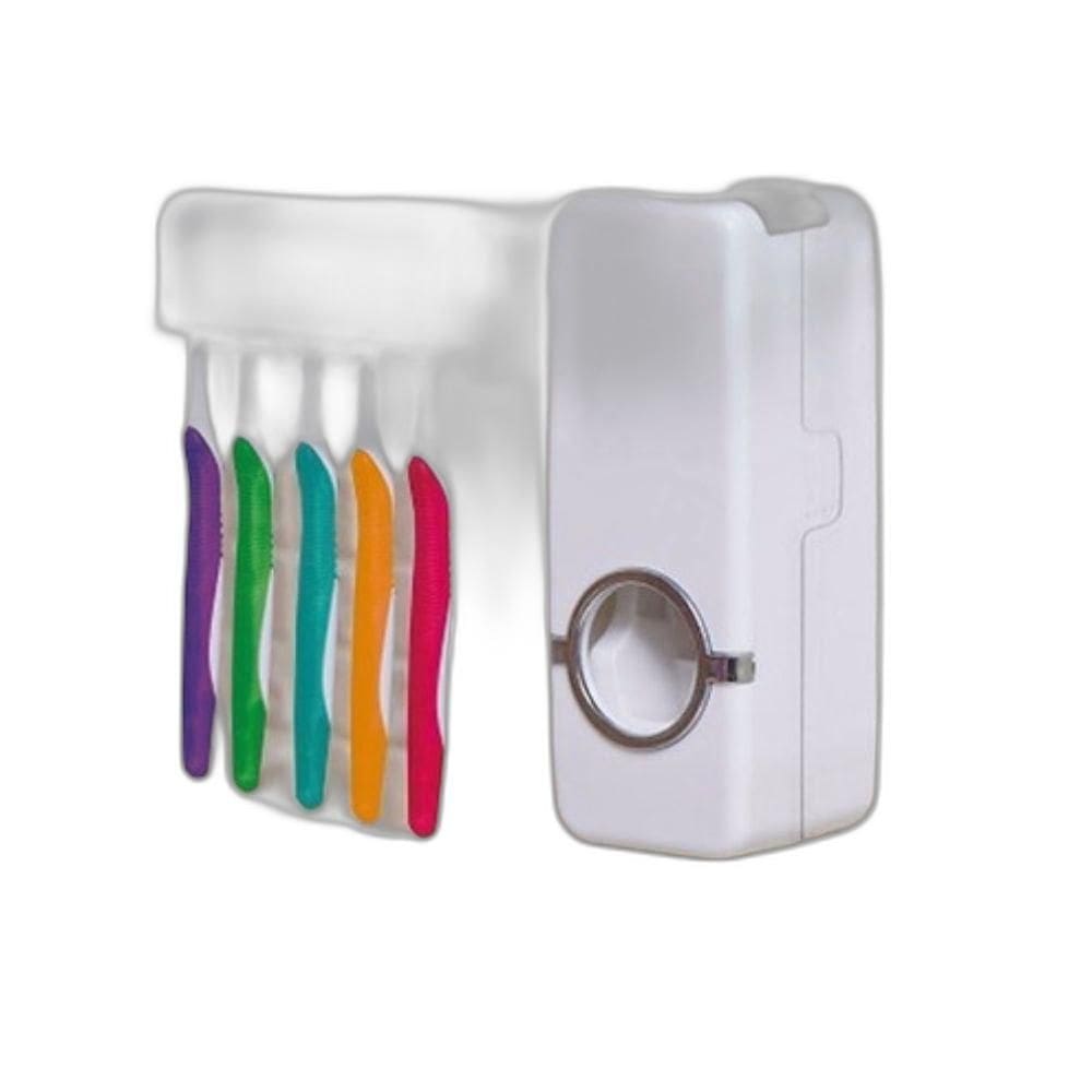 Suporte Para Escova Dispenser De Pasta De Dente Automático