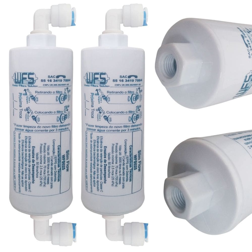 Kit Filtro Refil Compativel Purificador Hoken HK 4003 4007 1000
