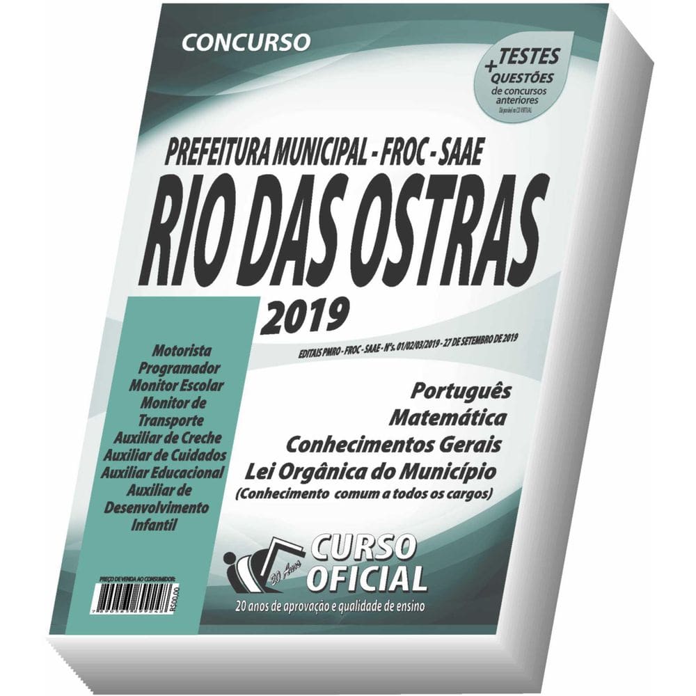 Apostila Rio Das Ostras - Vários Cargos
