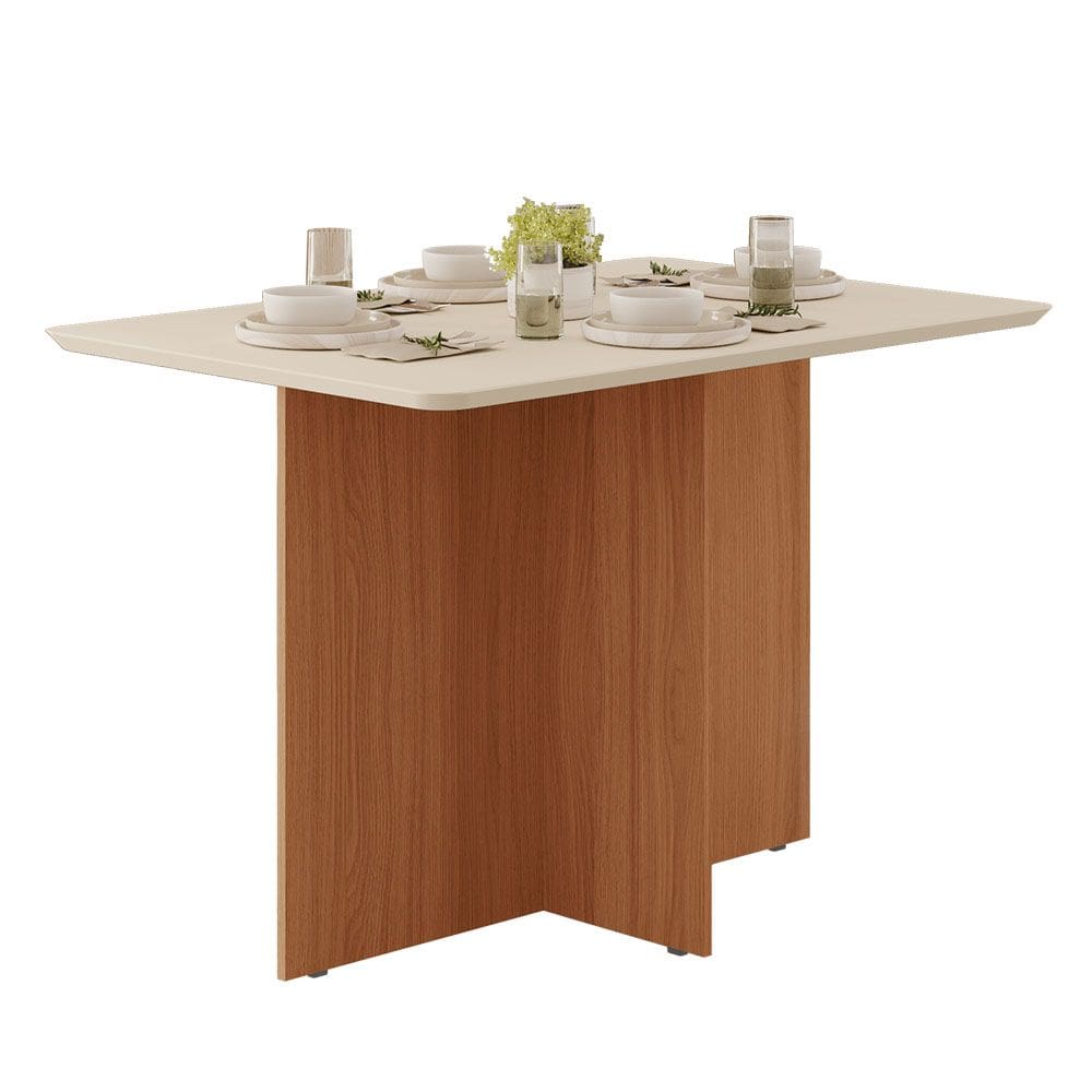Mesa Frida 1,20 100% MDF Tuboarte Freijo Off White