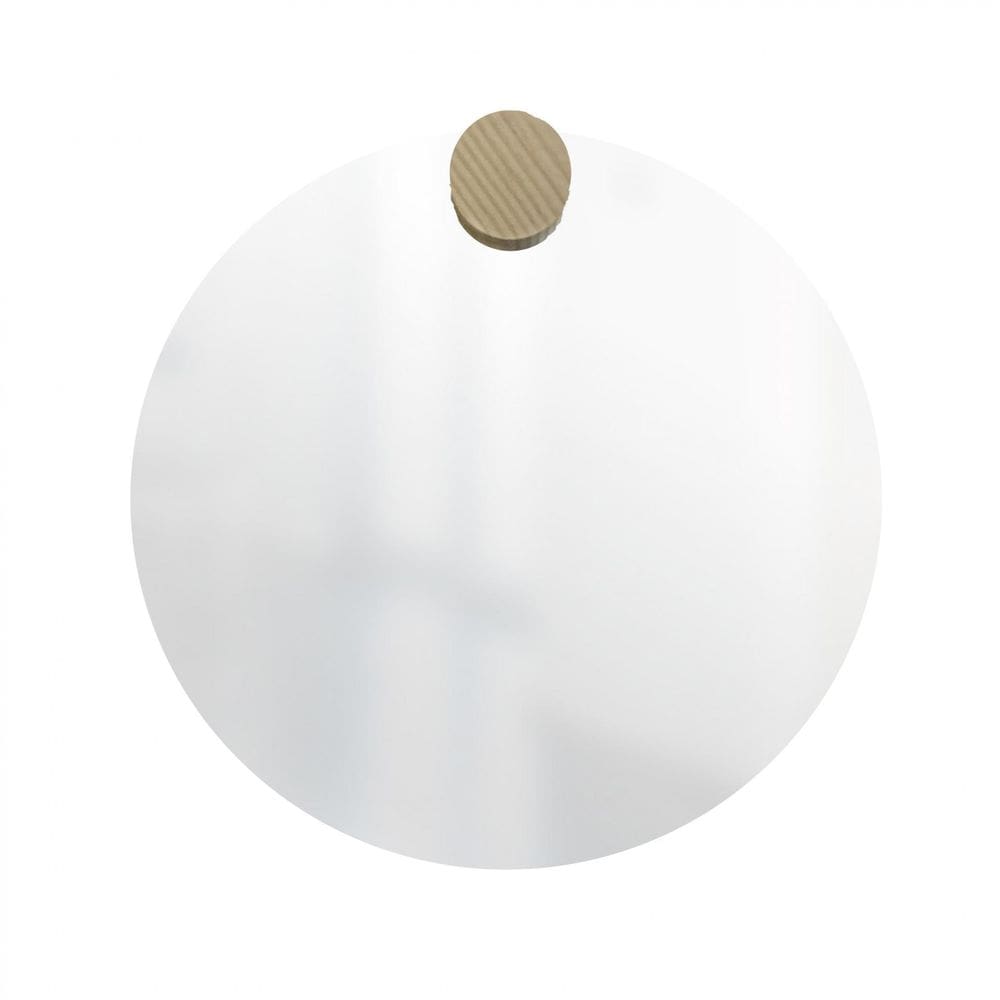 Espelho Decorativo Aplique Pinus Redondo 50 Cm Redondo