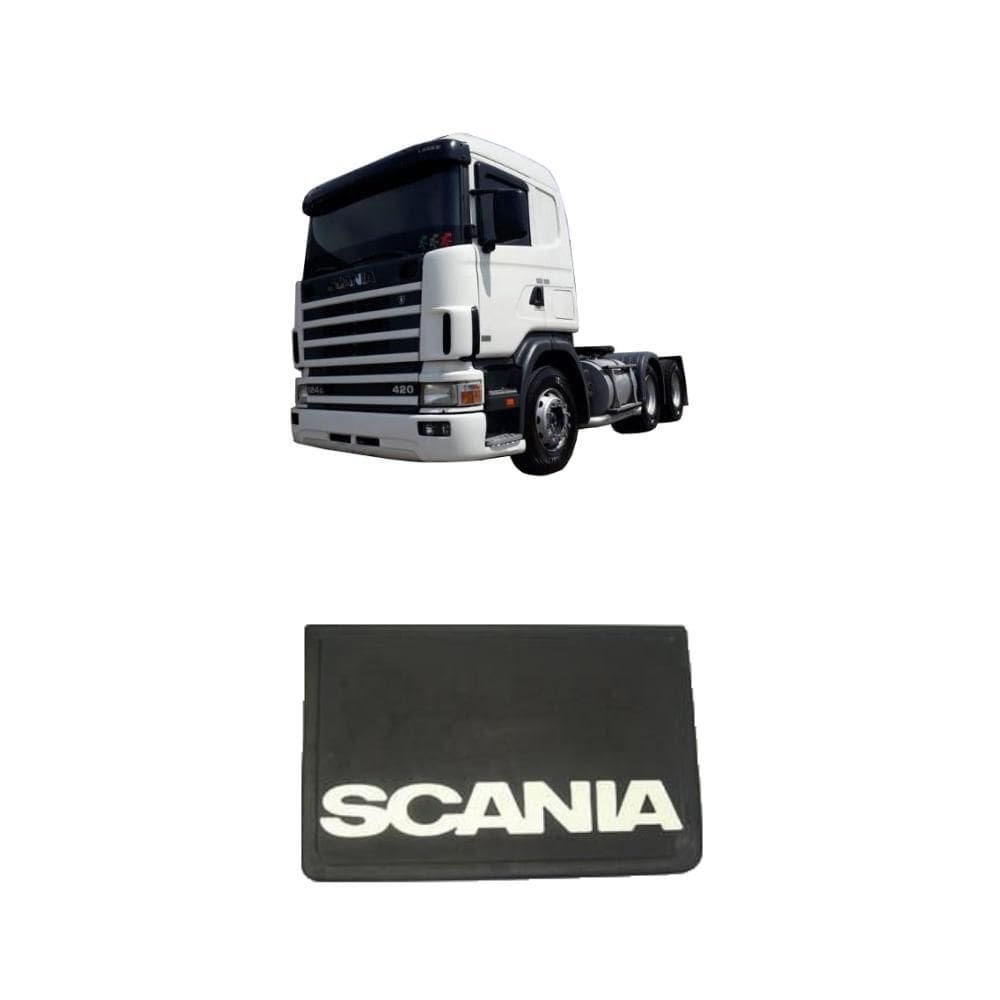 Apara Barro Scania Dianteira 420X300Mm Scania Serie 4 Relevo