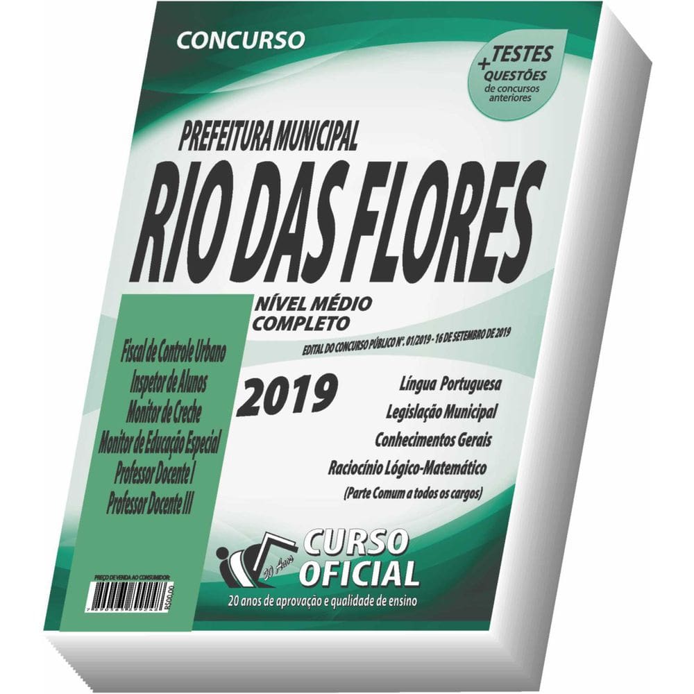 Apostila Prefeitura De Rio Das Flores Nível Médio