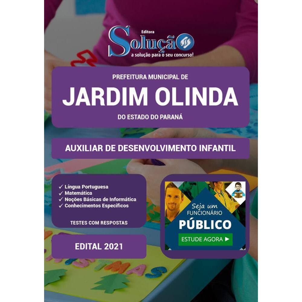 Apostila Jardim Olinda Pr Auxiliar Desenvolvimento Infantil