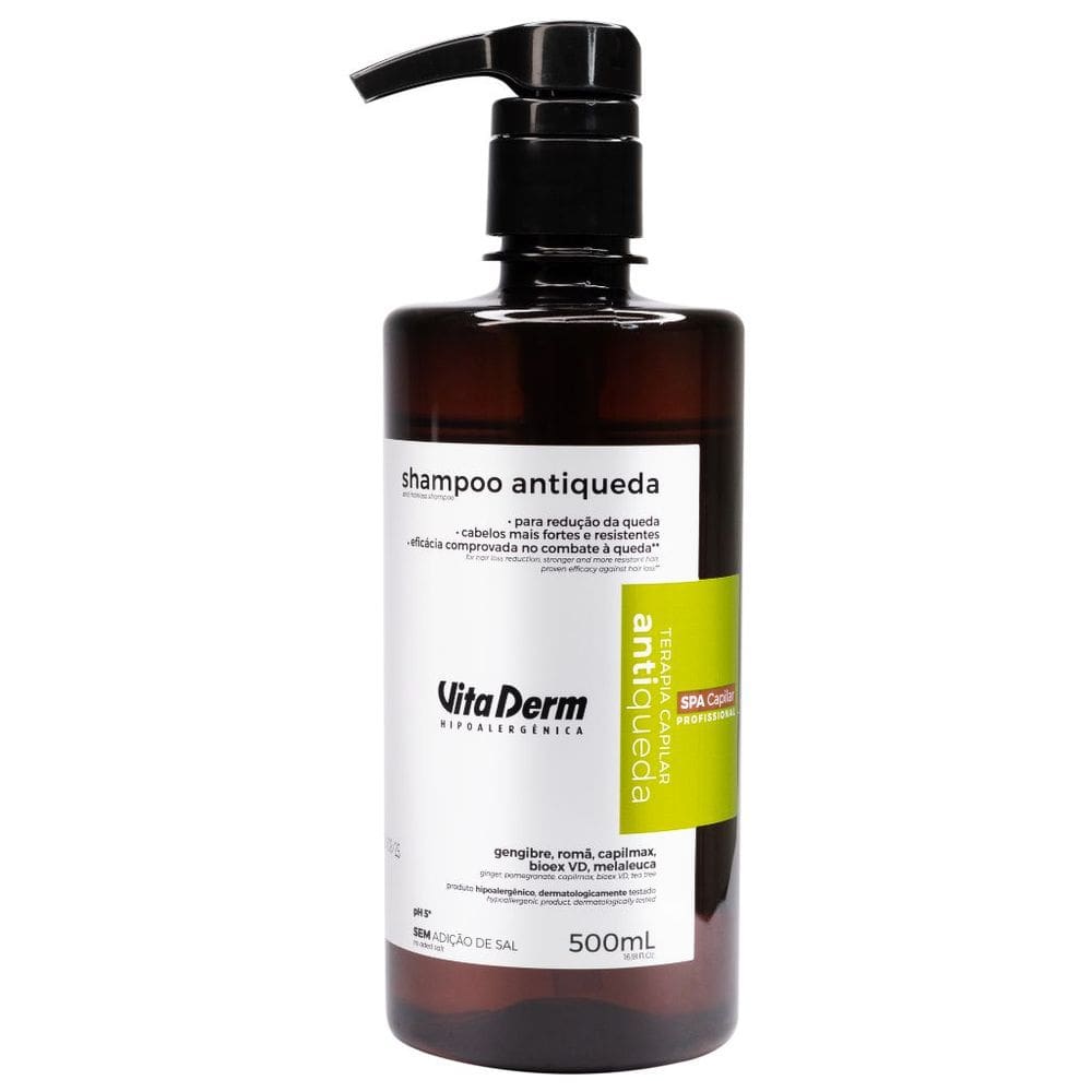 Shampoo Antiqueda 500ml Vita Derm