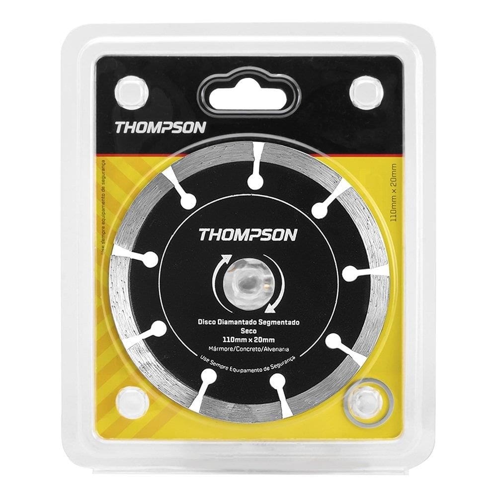 Disco Thompson Diamantado Segmentado - 180mm, 7 Polegadas