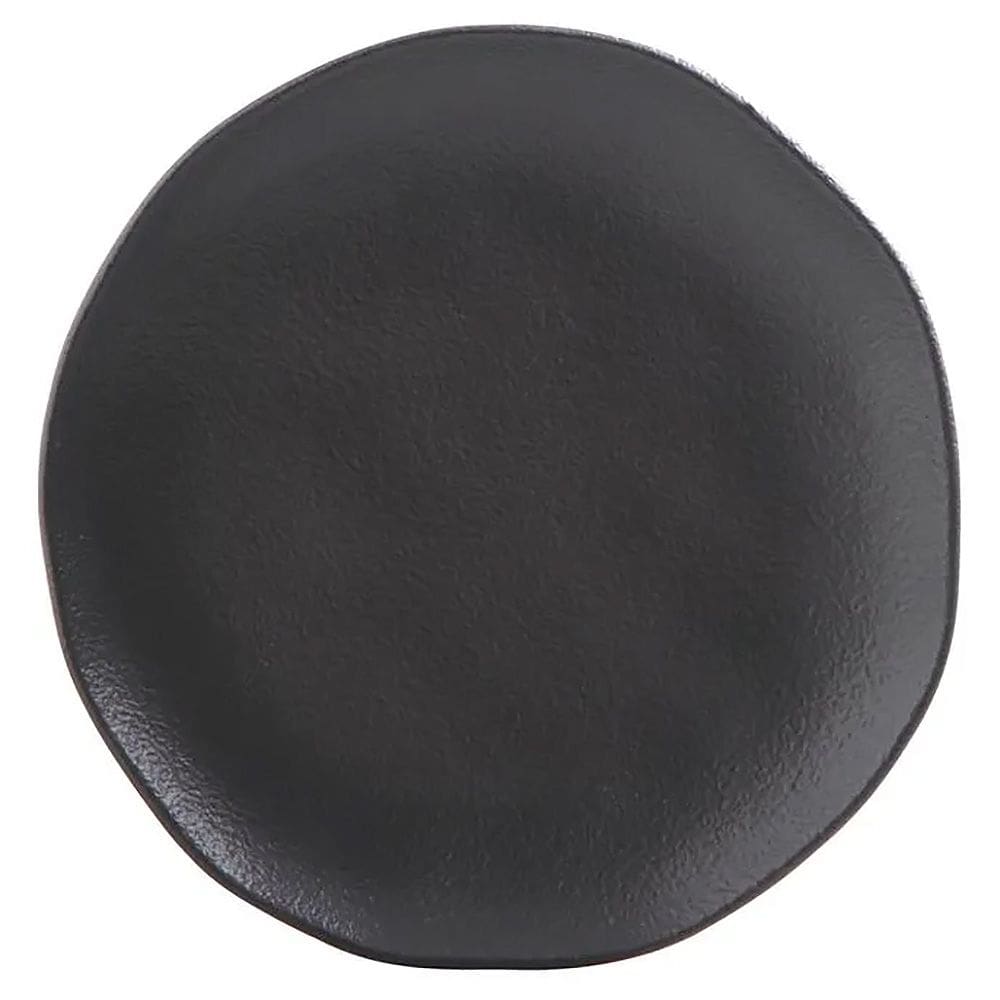 Prato Sobremesa Orgânico Preto Matte 20cm 141473901 - Porto Brasil