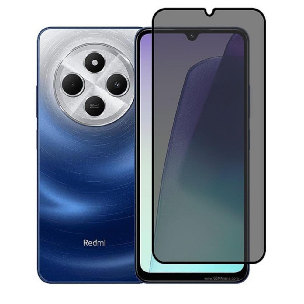 Película De Vidro Privativa 3D 9D Anti Espiao Para Reedmi 14C / Pooco C75