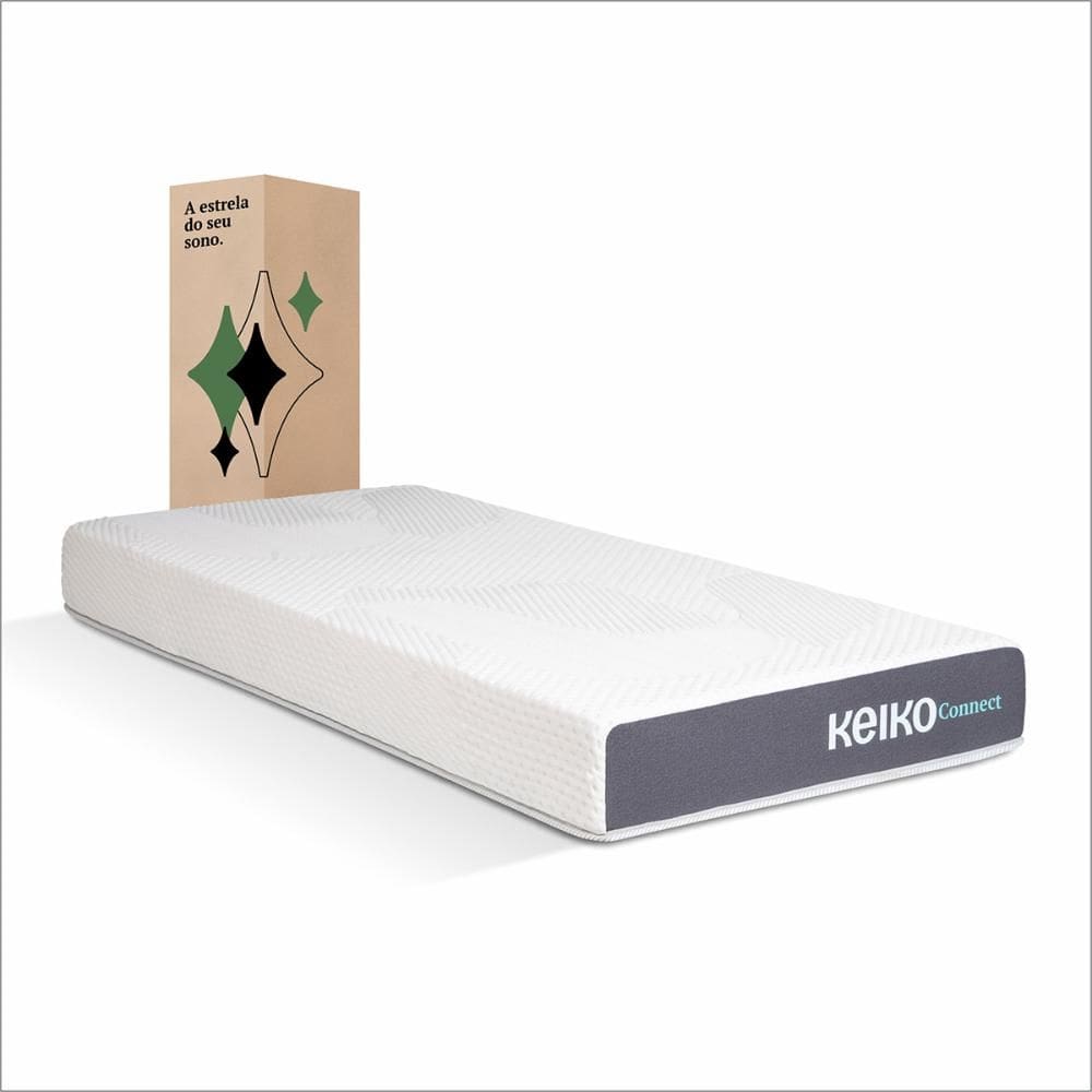 Colchão Solteiro 18cm 100% Espuma Massageador D33 18x88x188 Keiko Colchões
