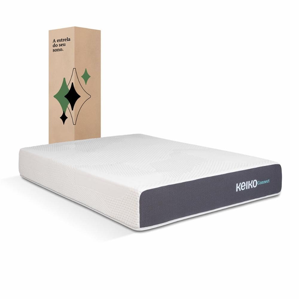 Colchão King Connect Com Molas D33 App De Massagem 25x193x203 Keiko Colchões