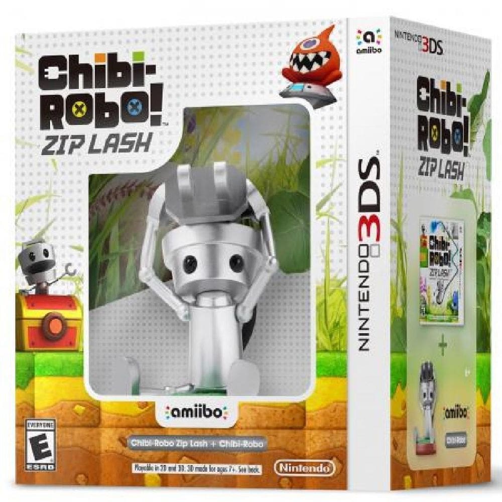 Jogo Chibi Robo Zip Lash Com Amibo Nintendo 3Ds