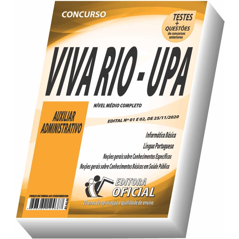 Apostila Viva Rio - Upa - Auxiliar Administrativo
