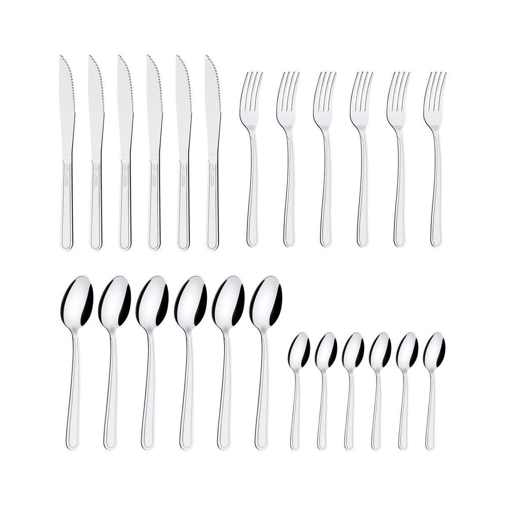 Faqueiro Inox 30 Peças Ipanema + 2 Faqueiros Inox 24 Peças