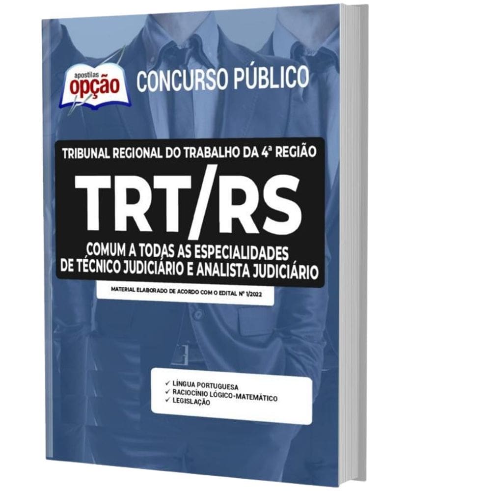 Apostila Trt Rs Técnico Judiciário E Analista Judiciário