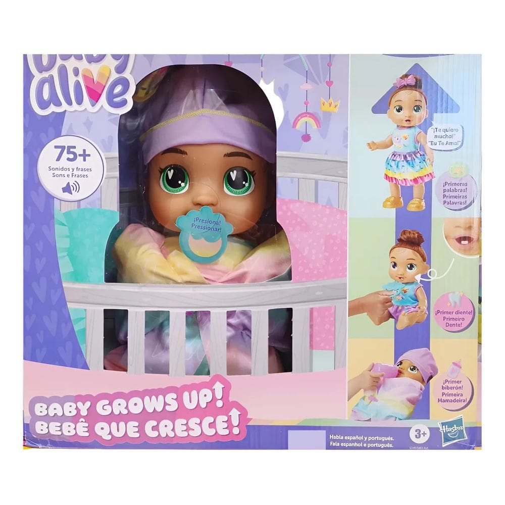 Boneca Baby Alive Grows Up Bebê Que Cresce +75sons Hasbro