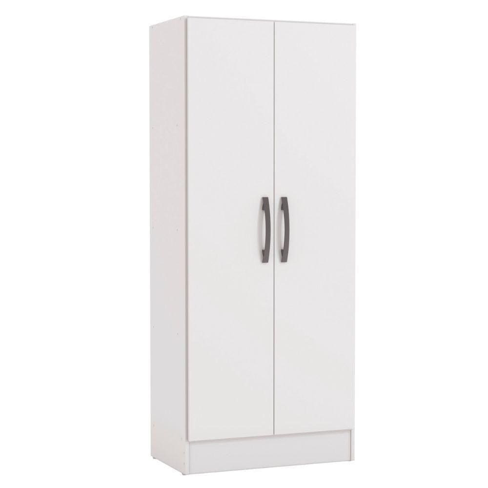 Armario Multiuso 2 Portas 137x57 Cm N409 Kappesberg Branco