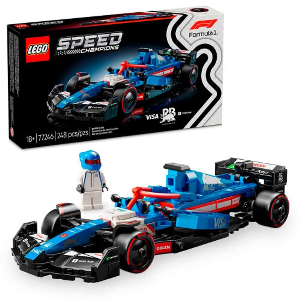 LEGO Speed Champions Visa Cash App RB VCARB 01 F1 248 Peças 77246